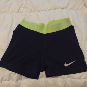 Nike Pro Dri Fit spandex shorts